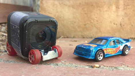 Illustration for article titled Putting a GoPro on a Hot Wheels Track Is the Safest Way to Become a Stunt Driver